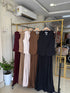 Casual Pleated Long Skirts With Vest Sets